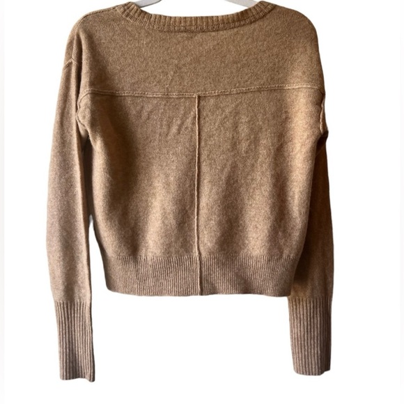 NWOT Free People Stellar Cashmere V Neck Pullover Sweater - Picture 4 of 6